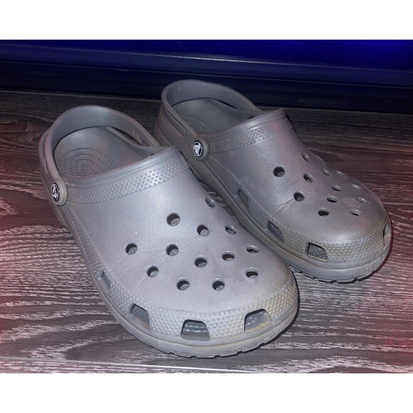Crocs Color Grey Size 10-12 - Picture 1 of 8